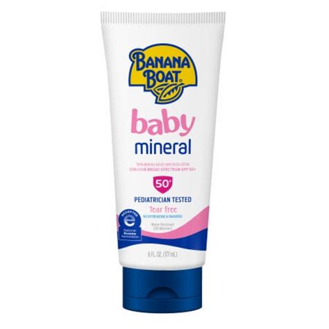 Banana Boat® Baby Mineral Sunscreen Lotion Spf 50 6 Fl Oz Food 4 Less