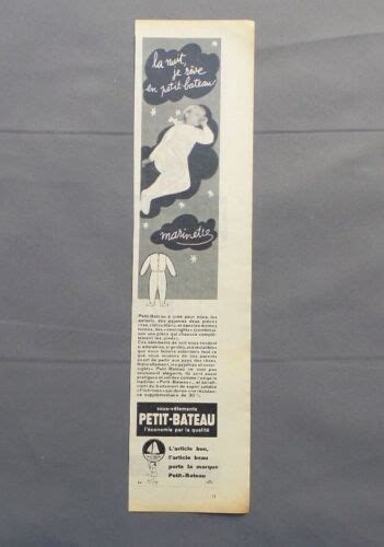 Pub Publicite Ancienne Advert Clipping Sous Vetement Pyjamas