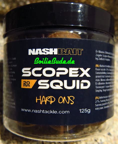 NASH SCOPEX SQUID HARD ONS 15MM Carp Hunter