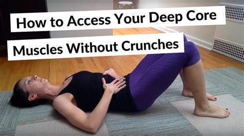 How To Access Your Deep Core Muscles Without Crunches Transversus