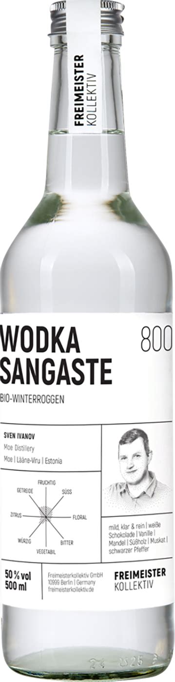 Freimeisterkollektiv Wodka Sangaste Kaufen Honest Rare