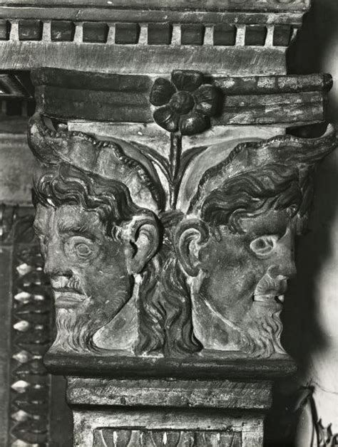 Donatello Capital From The Aedicula Of The Annunciazione Cavalcanti