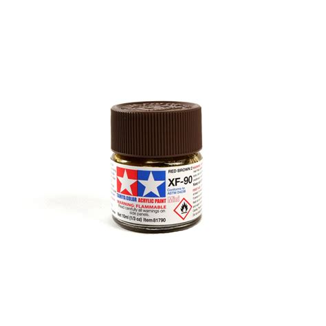 Tamiya America Inc Acrylic Mini Xf 90 Red Brown 10ml