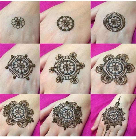 Simple Flower Henna Designs For Beginners