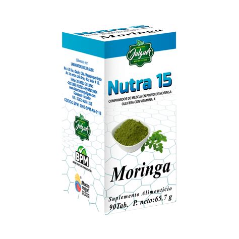 Nutra 15 Moringa Laboratorios Julguer