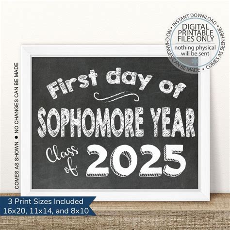 A Chalkboard Sign With The Words First Day Of Senior Year Class Of 2020