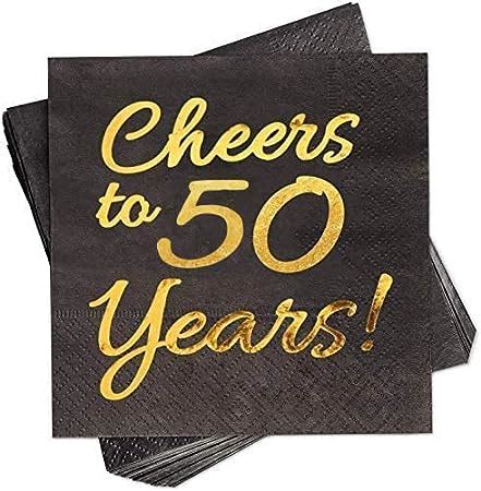 Th Birthday Decorations Men Women Party Supplies Cocktail Napkins