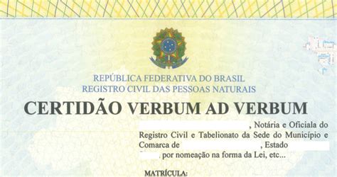 Certidão de Inteiro Teor Verbum Ad Verbum ou Simples