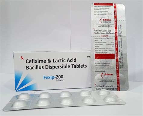 Cefixime Lactic Acid Bacillus 200 Mg Tablet At Rs 400 Box Sector 8