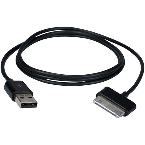 Qvs Usb To 30 Pin 6 56 Ft Charge Sync Cable For Samsung Galaxy Tablet Ast 2m The Home Depot