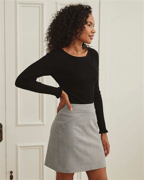 Plaid High Waist Mini Skirt Rwandco