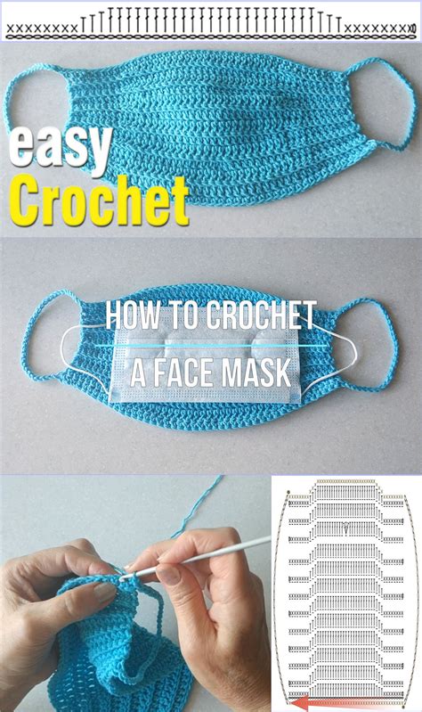 Easy Crochet A Face Mask For Beginners Free Pattern Video Tutorial