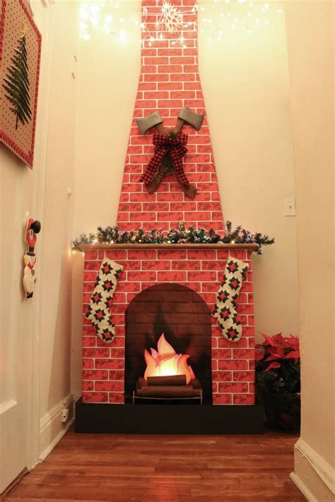 Dollar Store Vintage Christmas Fireplace DIY – Crafty Lumberjacks