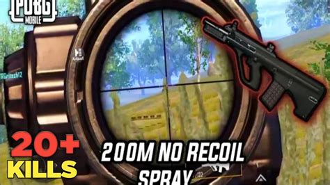 Kills Aug A X Spray No Recoil Pubg Mobile Youtube