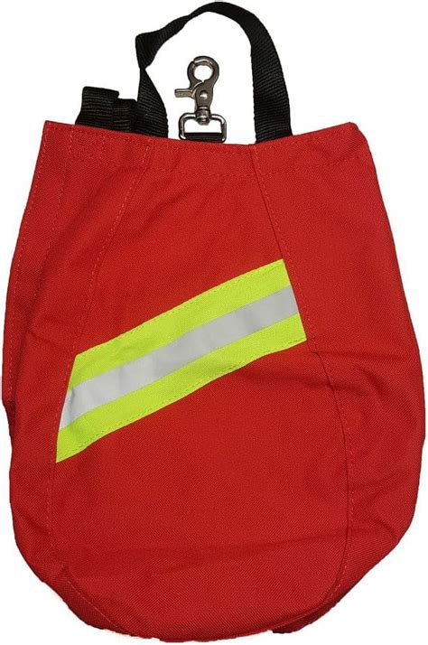 Firefighter SCBA Air Pak Respirator Firefighter Mask Face Piece Bag for First Responder - Red ...