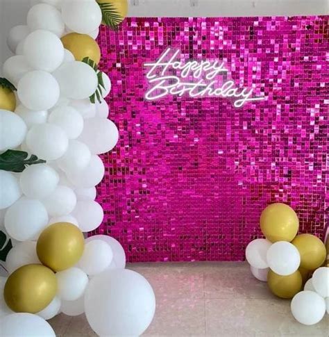 Pink Event Sequin Backdrop Panel For Indoor At ₹ 350 Square Feet In