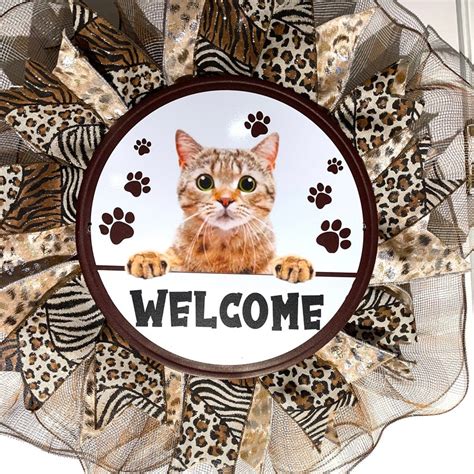Cat Wreath Etsy