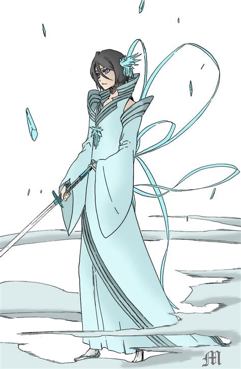 Rukia BanKai by M by MarioTheArtistM on DeviantArt