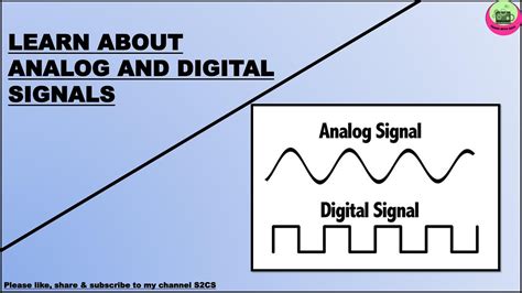 Analog And Digital Signal Analog And Digital Signal In Computer