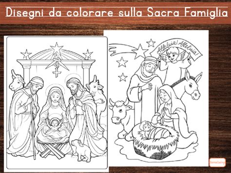 Disegni Da Colorare Sulla Sacra Famiglia Il Blog Di Mamma E Casalinga