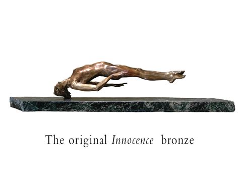 Innocence Andrew DeVries Figurative Bronze Sculpture Paintings