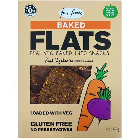 Fine Fettle Baked Flat Root Veg 80g Woolworths