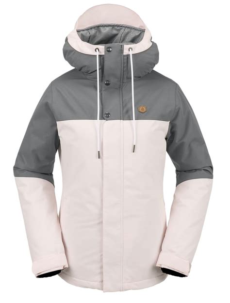 Damska Kurtka Snowboardowa Volcom Bolt Ins Calcite 2024 Gray