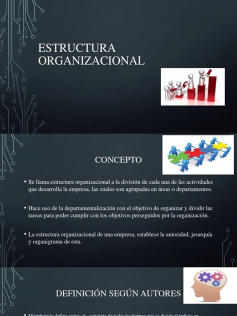 Estructura Organizacional Pdf Business Economias