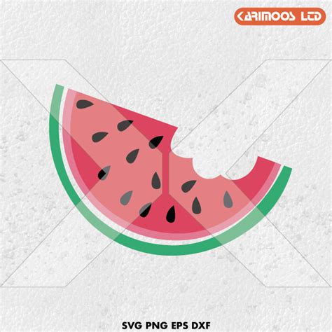 Watermelon Slice Clipart Cut Files For Silhouette Vector Watermelon