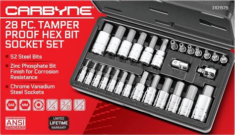 Carbyne Hex Bit Socket Set 13 Piece Metric 2mm 14mm S2 47 Off