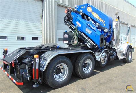 Pm 100026 Sp 196 Ton Articulating Knuckle Boom Crane On Kenworth T800