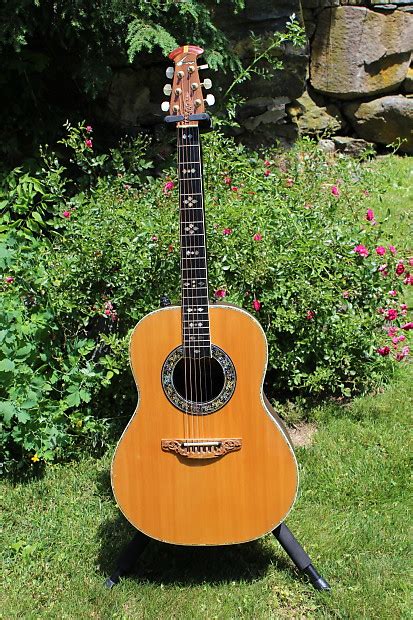 1977 Ovation Custom Legend 1619 4 Acoustic Electric Reverb