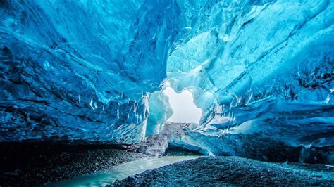 Cave Glacier Iceland Vatnajökull National Park HD Travel Wallpapers ...