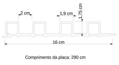 Painel Ripado Eco Placa 290 X 16 X 2 5 Cm WPC Nogueira Beli House