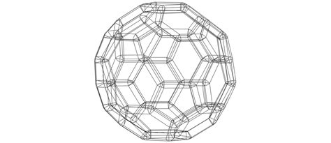 D Printed Wireframe Shape Truncated Icosahedron By Mr Anycad Pinshape