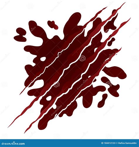 Blood Stain Background Vector Illustration Decorative Background