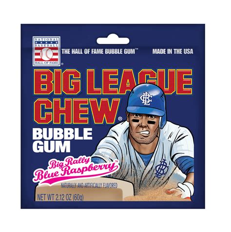 Big League Chew Blue Raspberry Grandpa Joes Candy Shop