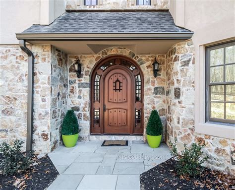 Alder Doors Rustic Exterior Arch Top Doors