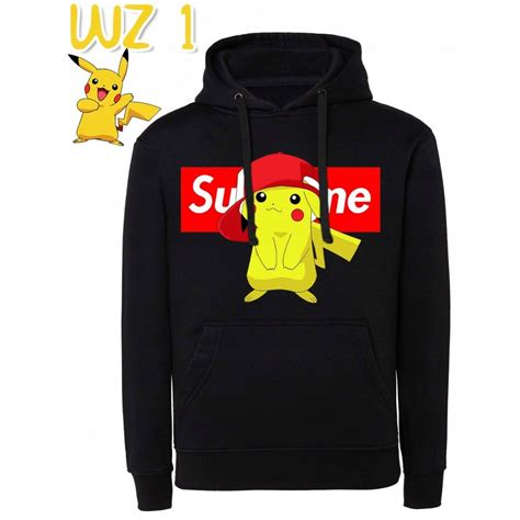 Bluza Damska Z Kapturem Pikachu Pokemon Go WyczarujPrezent Pl