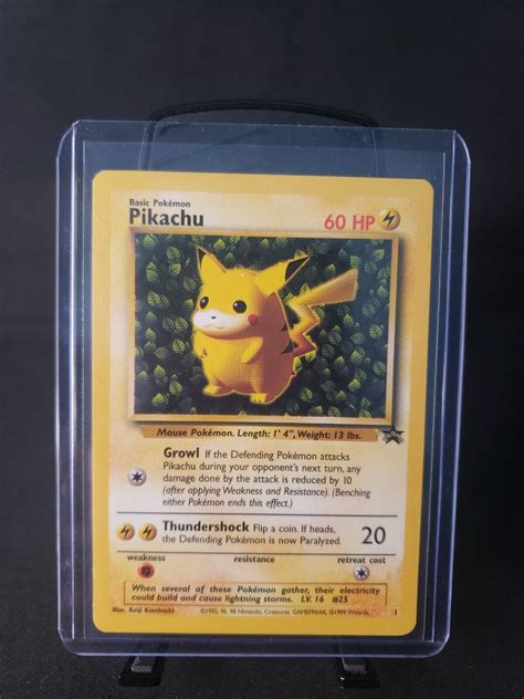 Mavin Pokémon TCG Pikachu Wizards Black Star Promos 1 Regular Promo