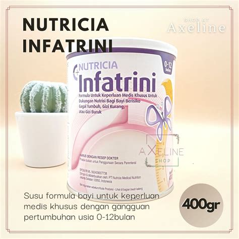 Jual Nutricia Infatrini 400 Gr 0 12 Bulan Shopee Indonesia