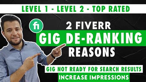 How To Rank Deranked Fiverr Gigs Gig Not Appear In Search Results