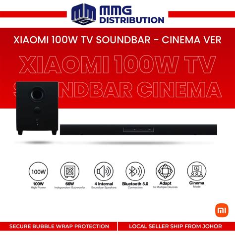 Xiaomi Mi Tv Soundbar Subwoofer Cinema Edition Bluetooth Speaker Home