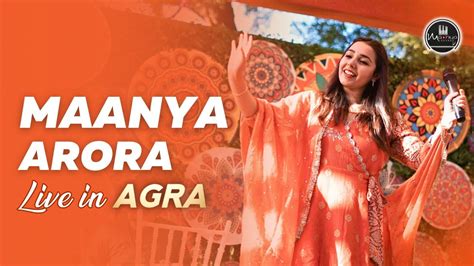 Maanya Arora Performing Live In Agra Maayra Bhaat Function