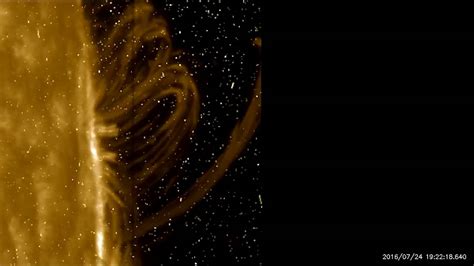 Suns Plasma Rain Captured In High Detail By Nasa Probe Video Youtube