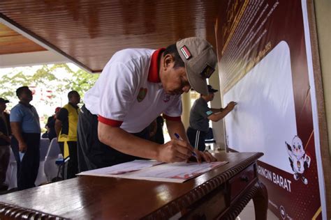 Kotawaringin Barat Dan Seluruh Kalteng Deklarasikan Pemilu Damai