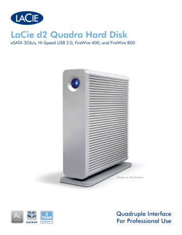 LaCie D2 Quadra 301440 Brochure Specs Manualzz