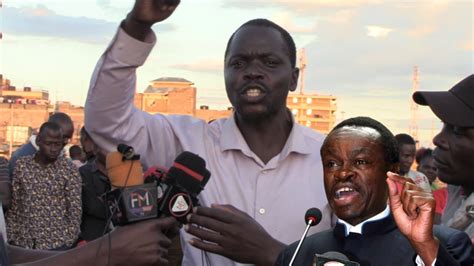 Plo Lumumba Son Confuses Raila Supporters In Jacaranda With Hard