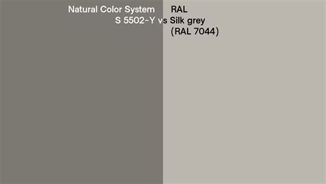 Natural Color System S Y Vs Ral Silk Grey Ral Side By Side