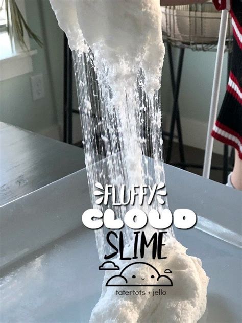 How To Make Fluffy Cloud Slime A Softer Fluffier Slime Its So Fun